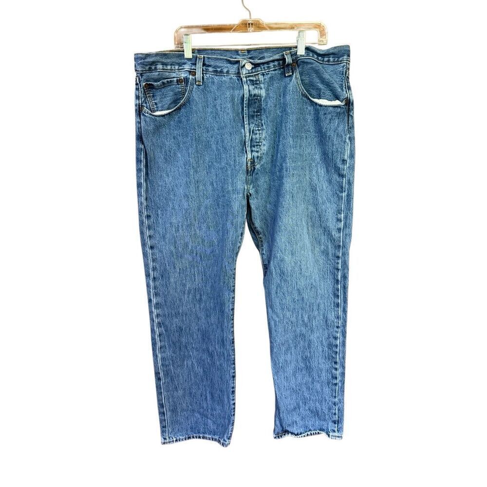 Levi Mens 501 Button Fly Jeans Sz 40/29.5